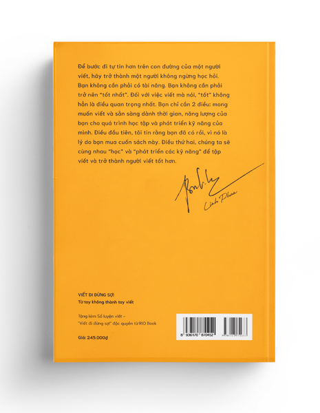 VIẾT ĐI ĐỪNG SỢ! Từ tay không thành tay viết