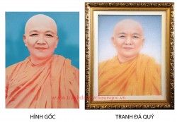 Tranh đá quý Chân Dung