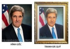 Tranh đá quý John Kerry