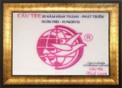 Tranh đá quý Công Ty Cầu Tre