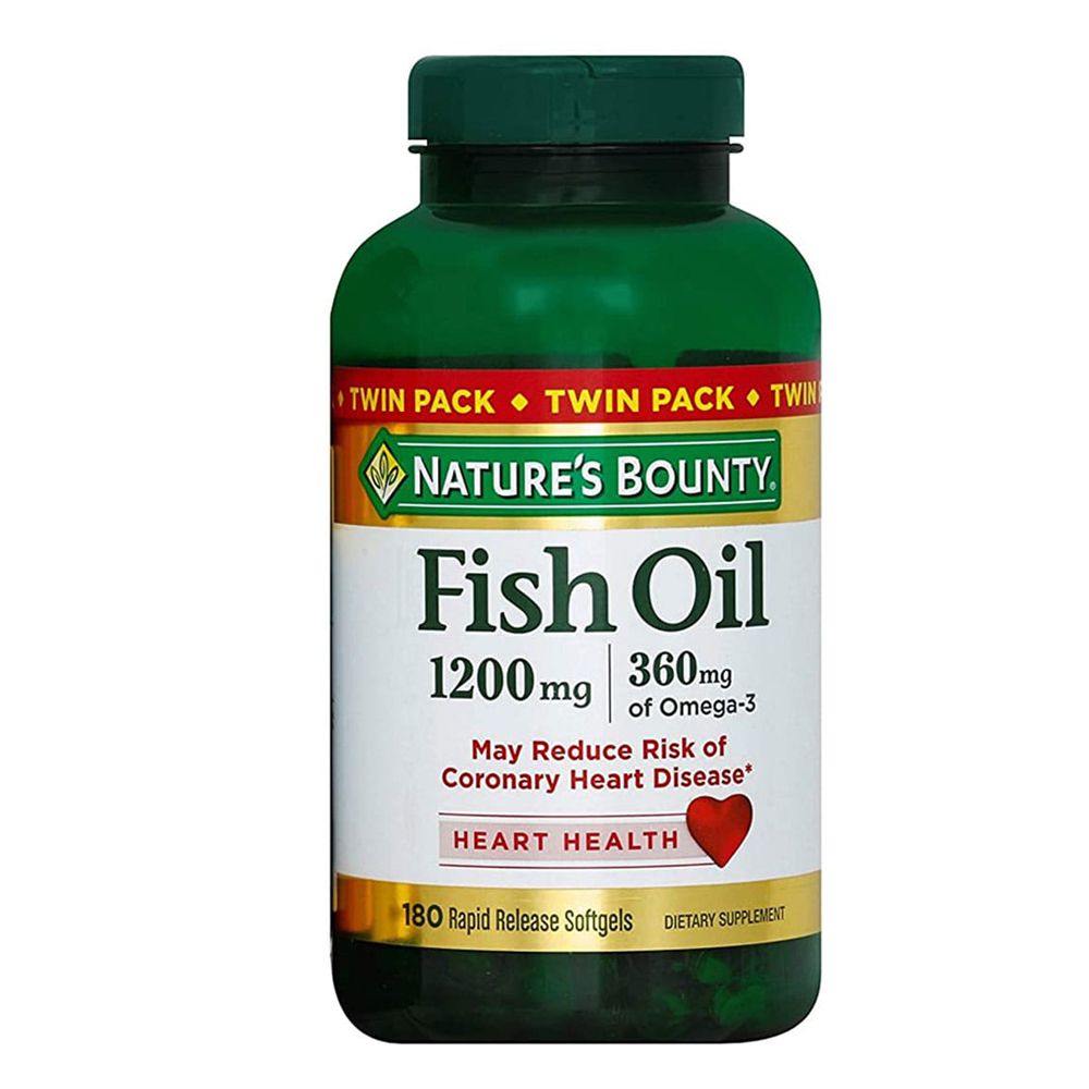 Dầu cá Bổ Mắt Tim Mạch Nature’s Bounty Fish Oil 1200mg