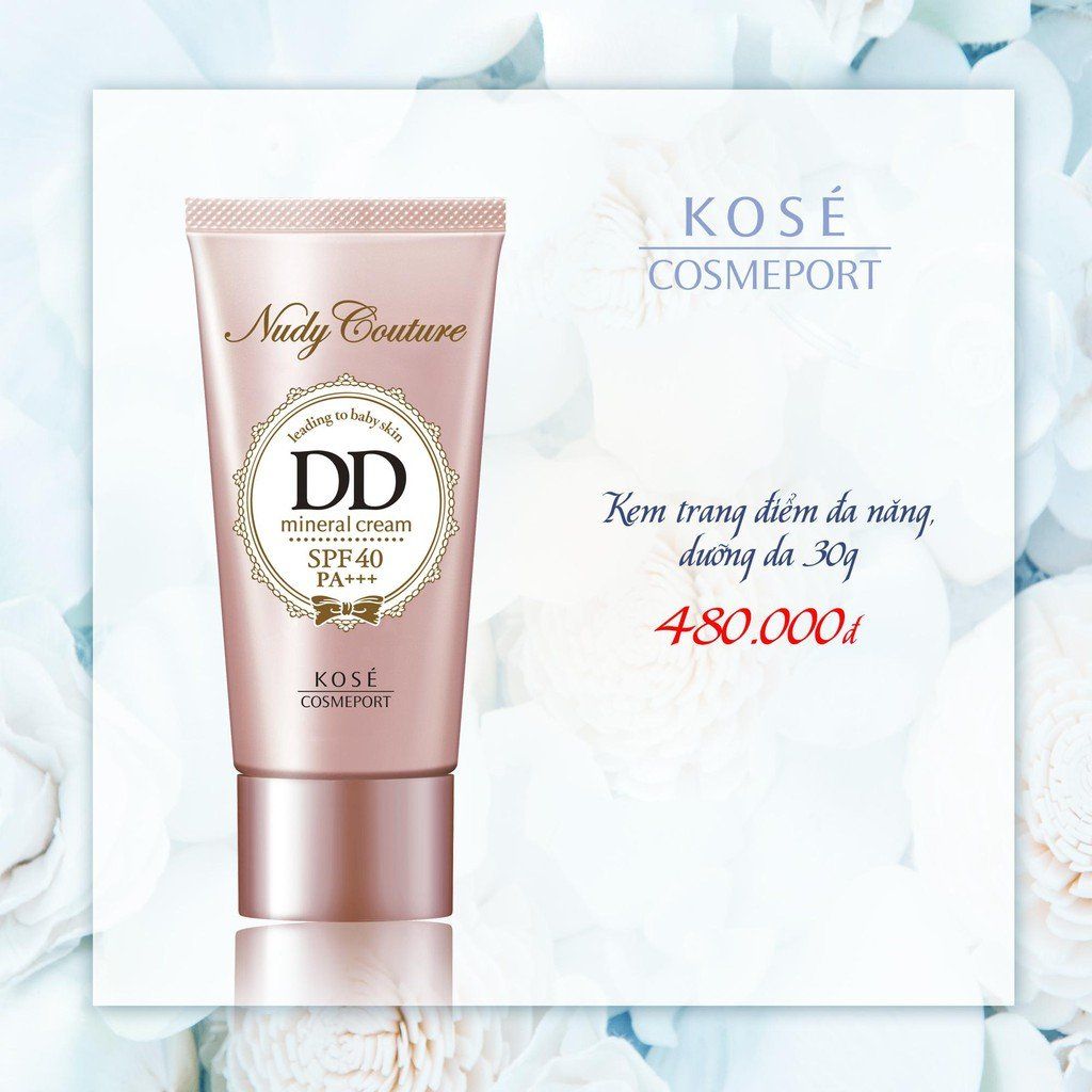 Kem dưỡng trang điểm đa năng Kosé Cosmeport Nudy Couture Mineral DD Cream SPF40/Pa +++ 30ml