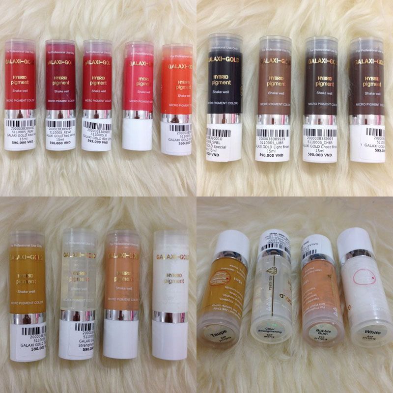 Mực xăm Galaxi-Gold Hàn Quốc 15ml (Mua 1 tặng 1)