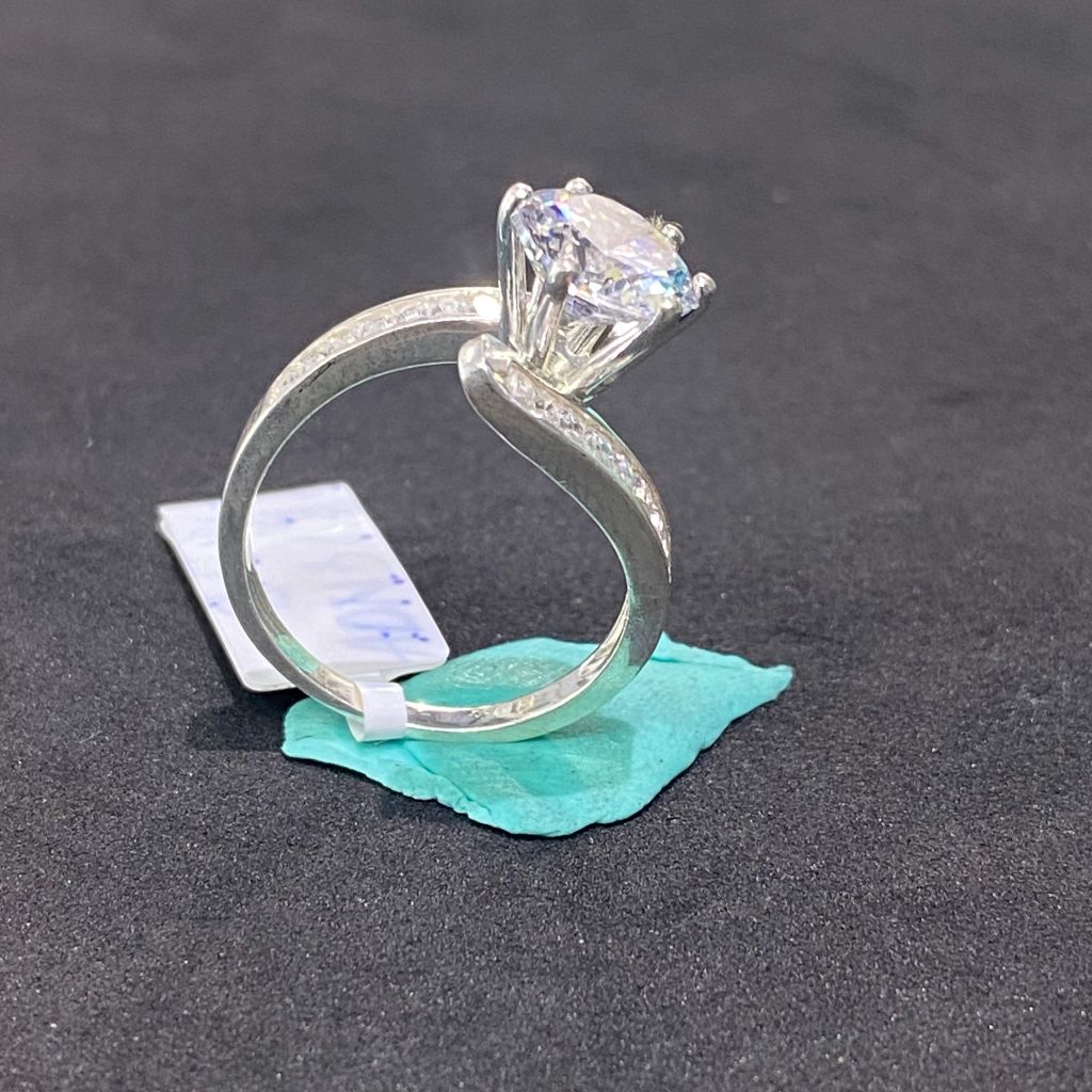Nhẫn bạc nữ 8,5 li số 22