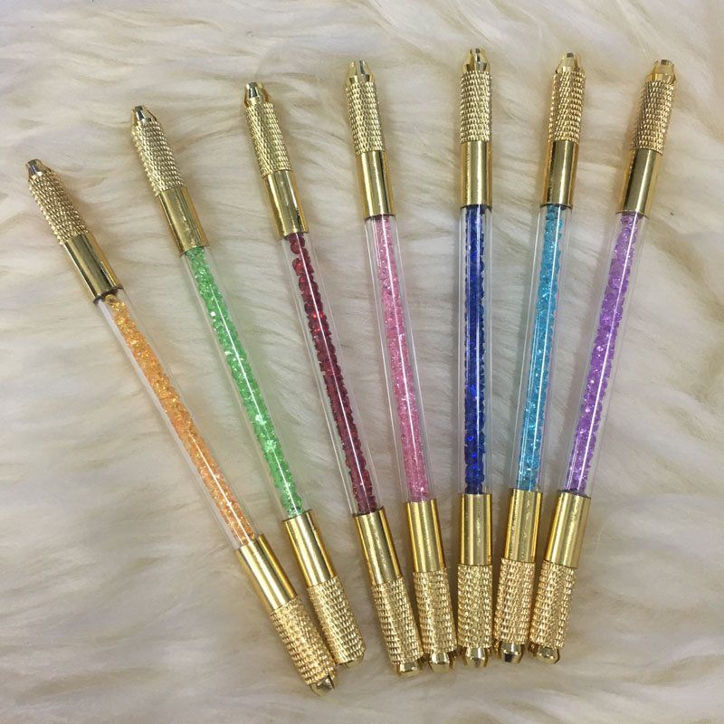 Bút khắc chân mày pha lê 2 đầu 0014