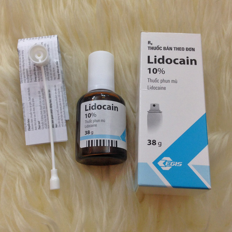 Thuốc Te Xịt Lidocain 10 38g Tienthanhbeauty