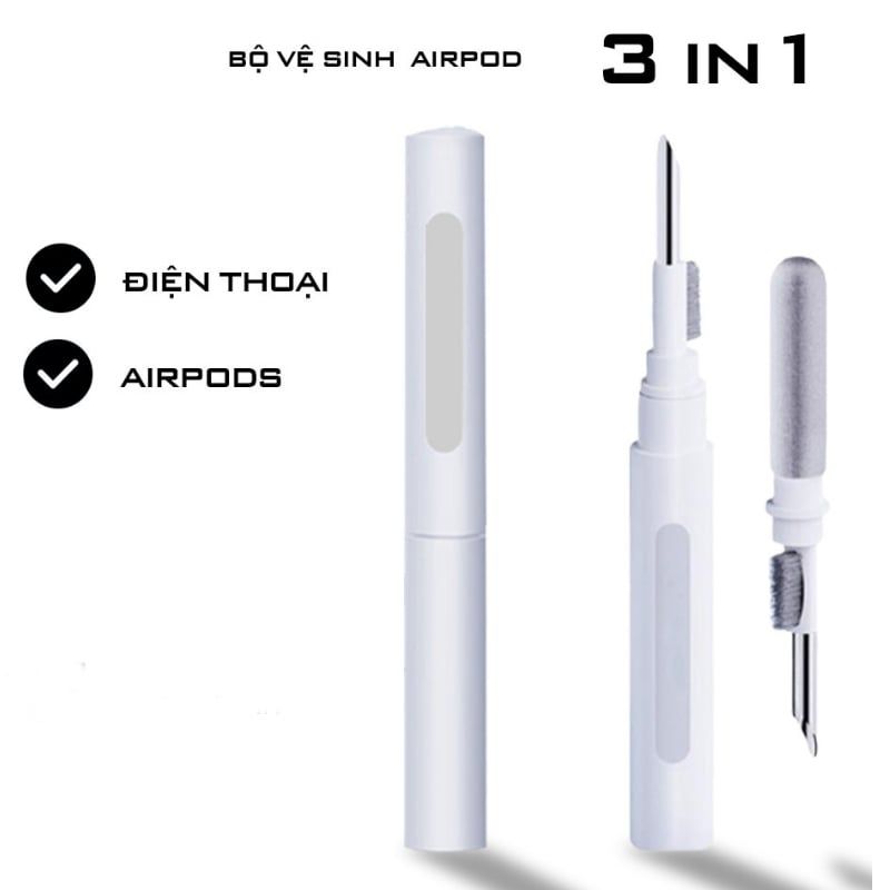 Bút vệ sinh tai nghe bluetooth case airpod 1/2/pro/3 iphone máy ảnh