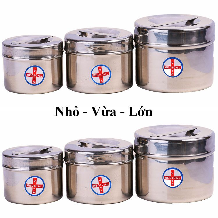 Hộp inox Nhỏ Vừa Lớn