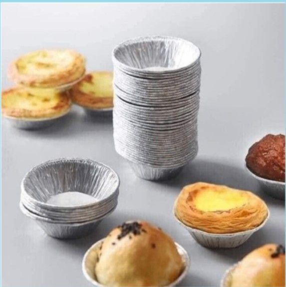 Set 100 chén bạc nướng bánh cho lò nướng nồi chiên không dầu