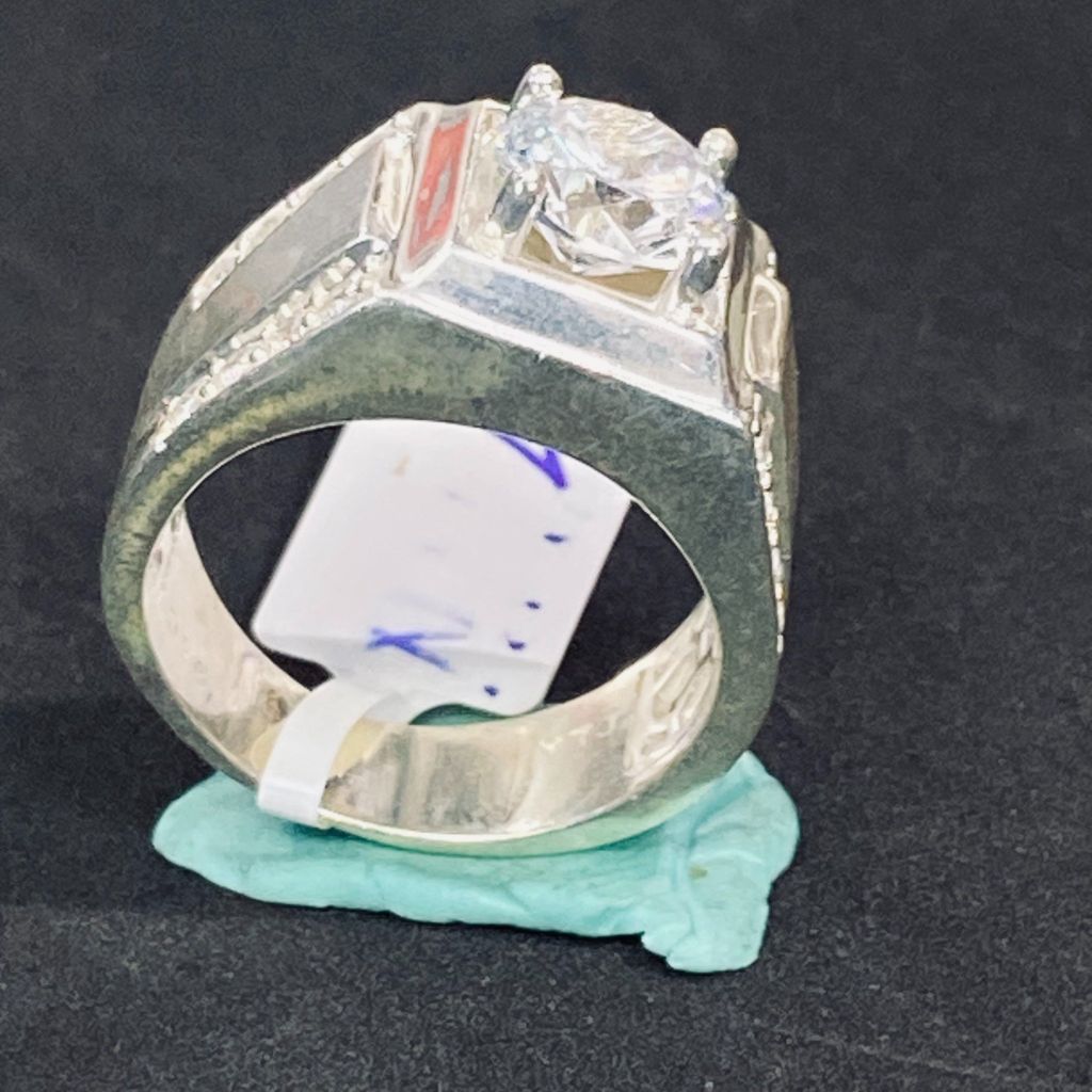Nhẫn bạc nam 7,5 li số 4