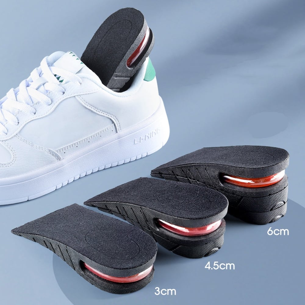 Lót giày nửa bàn có nấc điều chỉnh tăng chiều cao từ 3-5cm có đệm khí