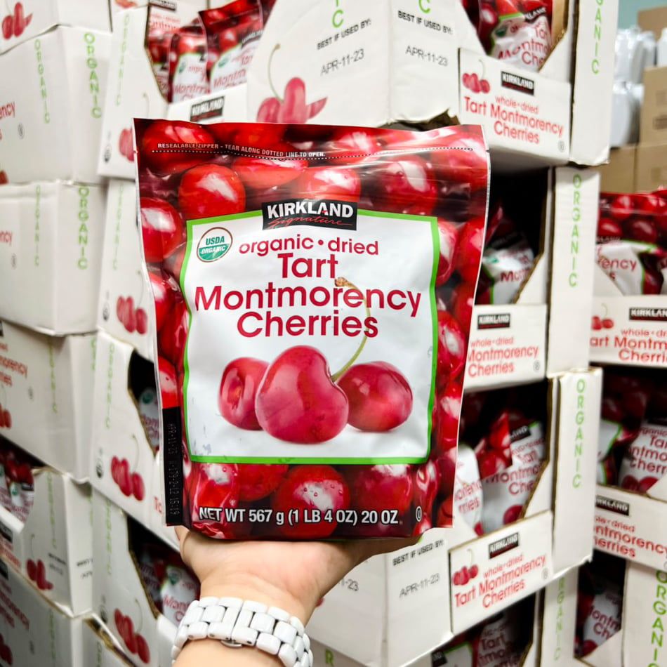 Cherry sấy khô Kirkland Tart Montmorency Cherries 567g của Mỹ