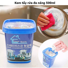 Kem tẩy rửa đa năng xoong nồi chảo vật dụng nhà bếp nhà tắm hộp 500ml