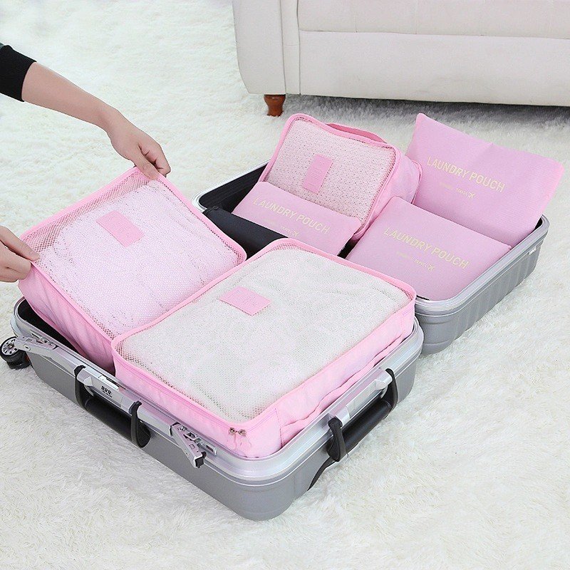 Organizador de Viaje x 6 Piezas: ¡Tu Compañero Ideal para Viajar con Estilo! - Organizador de viaje x 6 pz