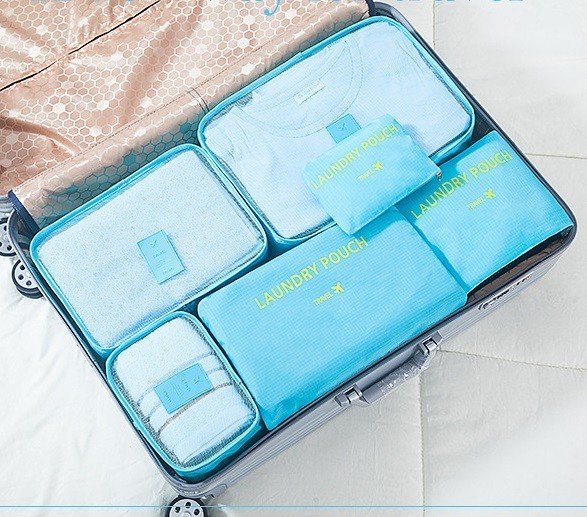 Organizador de Viaje x 6 Piezas: ¡Tu Compañero Ideal para Viajar con Estilo! - Organizador de viaje x 6 pz
