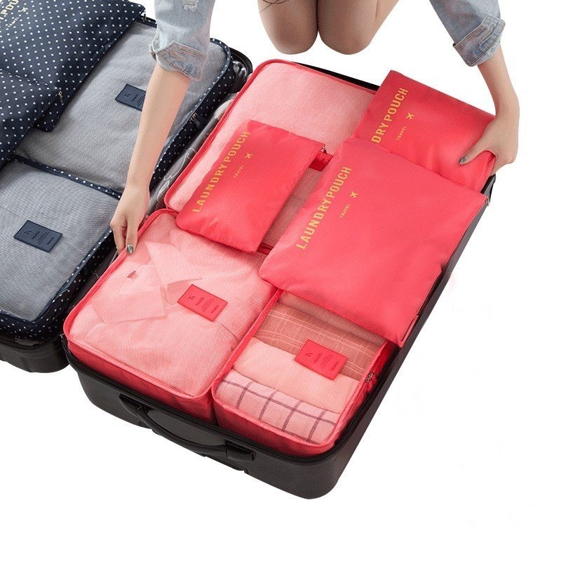 Organizador de Viaje x 6 Piezas: ¡Tu Compañero Ideal para Viajar con Estilo! - Organizador de viaje x 6 pz