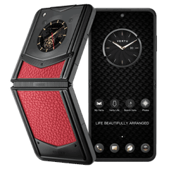 Vertu Ironflip Raspberry Red Calf Bes Fee