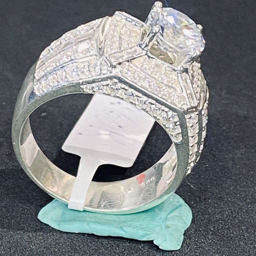 Nhẫn bạc nam 8 li số 38463