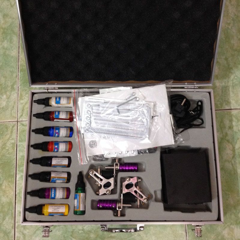 Hộp vali Trắng Máy xăm Body