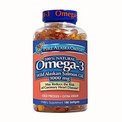 Viên dầu cá hồi Pure Alaska Omega 3 Wild Salmon Oil 1000mg hộp 210 viên của Mỹ