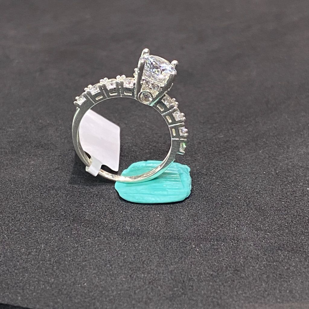 Nhẫn bạc nữ 7 li số 50