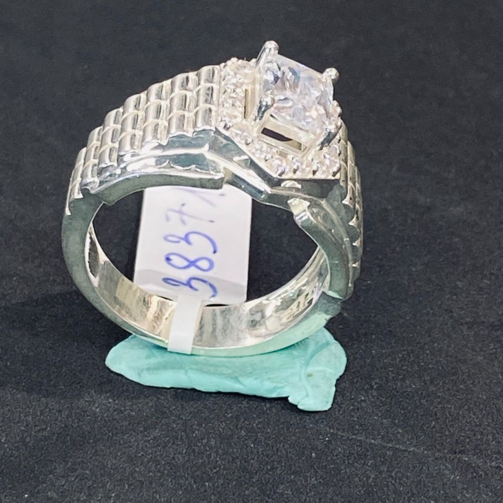 Nhẫn bạc nam 8/6 li số 38371