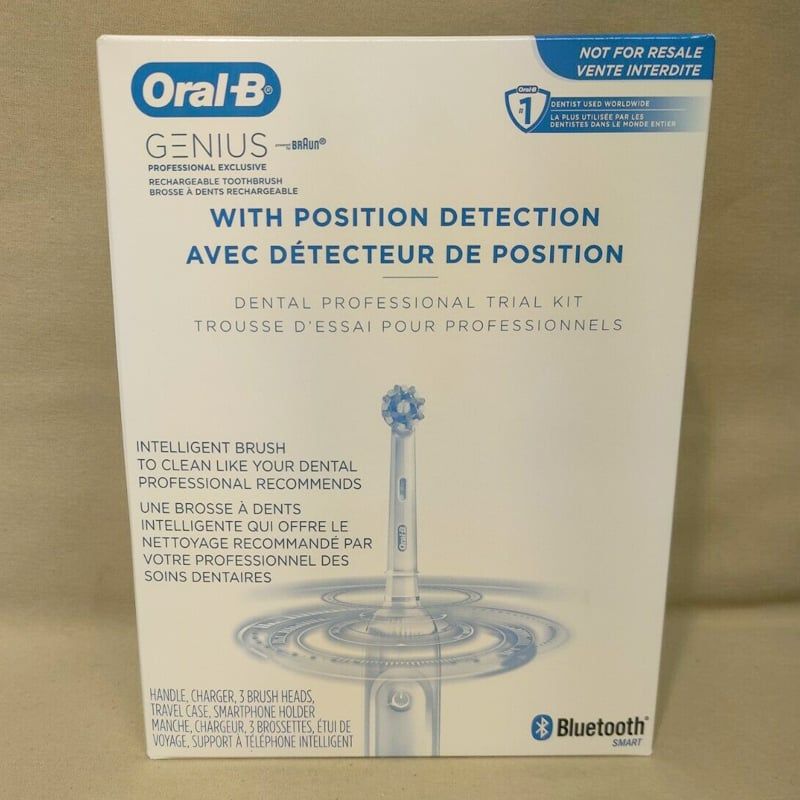 Bàn chải đánh răng điện Oral-B Genius Professional Exclusive Bluetooth (bản nha sĩ)