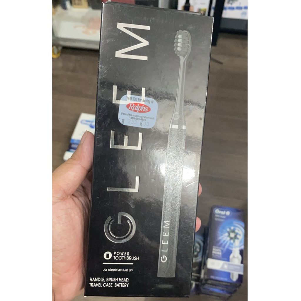 Bàn chải đánh răng Pin Gleem power toothbrush của Mỹ