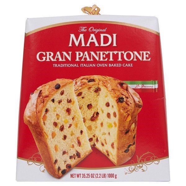 Bánh mì nho khô Madi Gran Panettone 1kg truyền thống của Ý