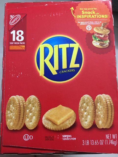 Bánh Quy Ritz Crackers 1.74 kg hộp 18 gói của Mỹ – TIẾN THÀNH BEAUTY