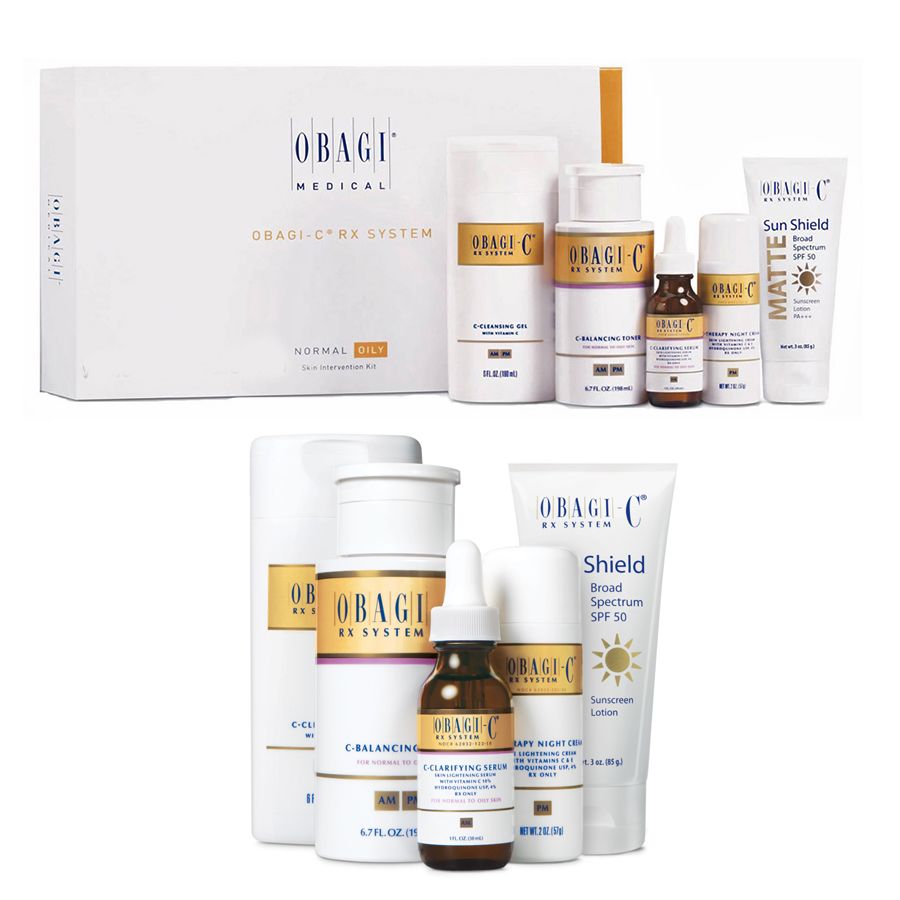 Bộ kem trẻ hóa da dầu Obagi-C Rx System Norm-Oily của Mỹ