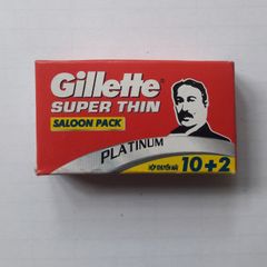 Hộp lưỡi lam Gillette Super Thin Platinum 12 cái