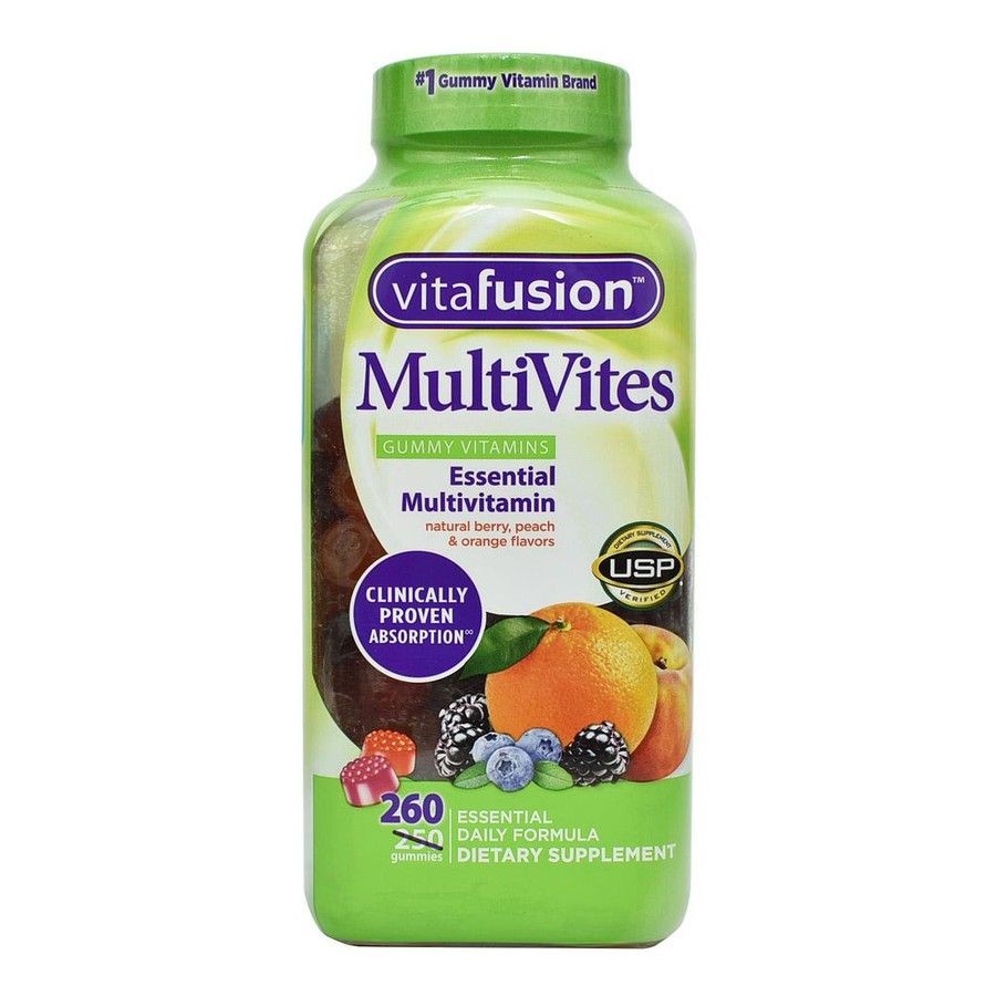 Kẹo dẻo Vitamin tổng hợp Vitafusion Multivites hộp 260 viên của Mỹ
