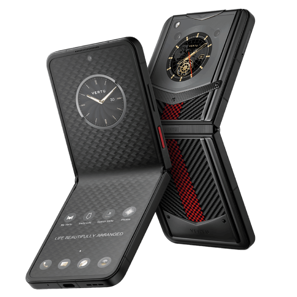 Vertu Ironflip Basic Blc/bls Carbon Texture Auspicious Phoenix Bes Fee