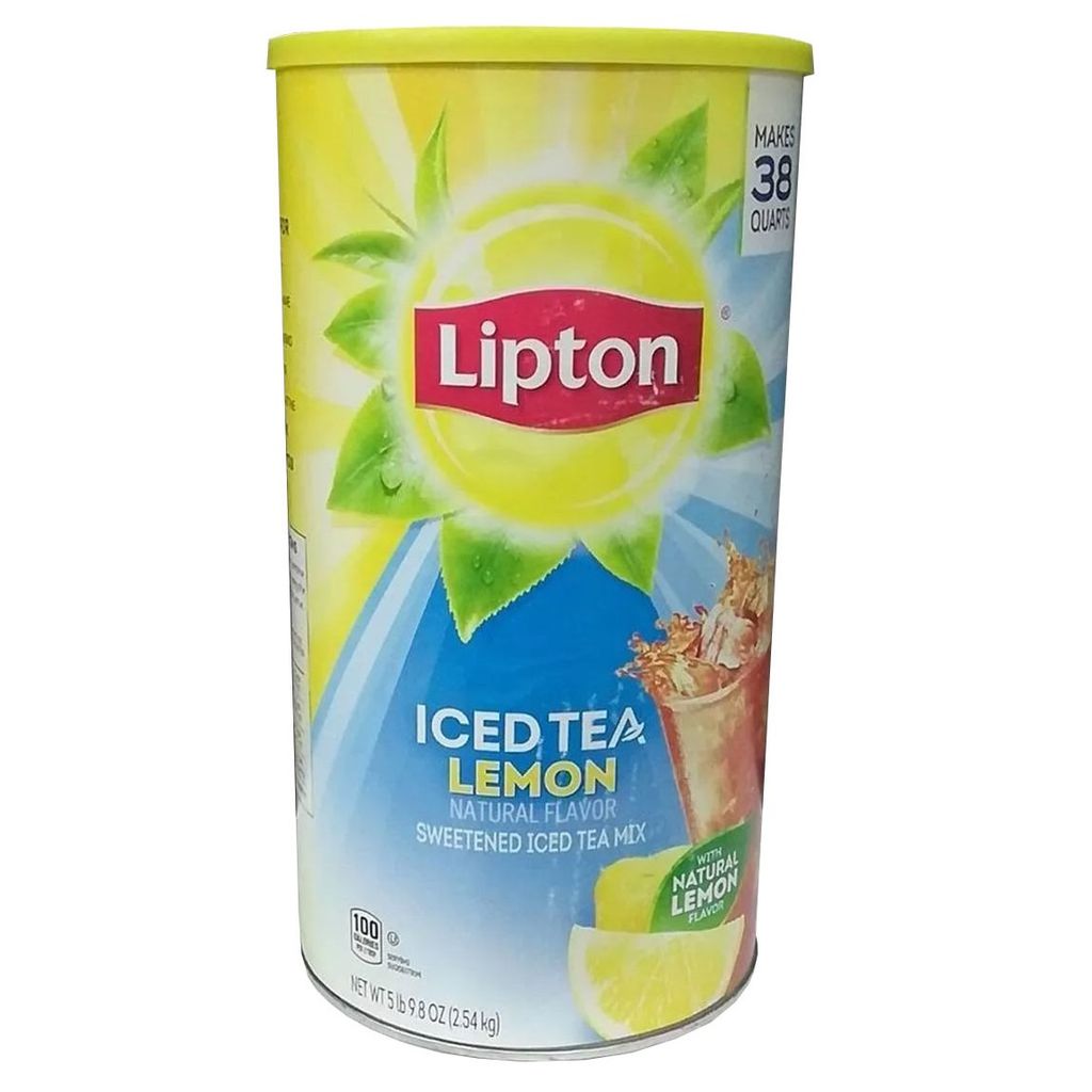 Bột trà chanh Lipton Iced Tea Lemon 2.54kg của Mỹ