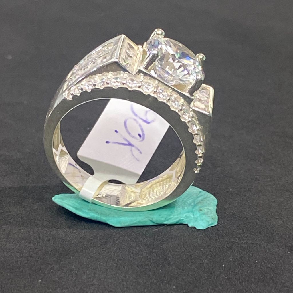 Nhẫn bạc nam 9,5 li số 11