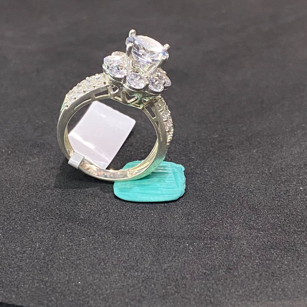 Nhẫn bạc nữ 8 li số 45