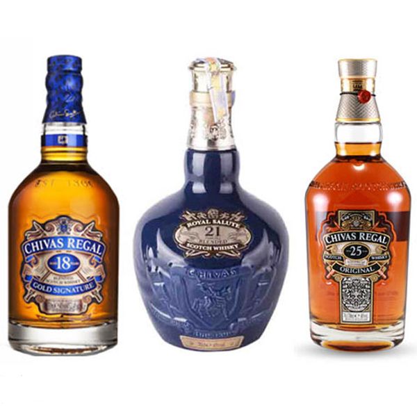 Rượu chivas 12, 18, 21, 25 scotch whisky 700ml-750ml