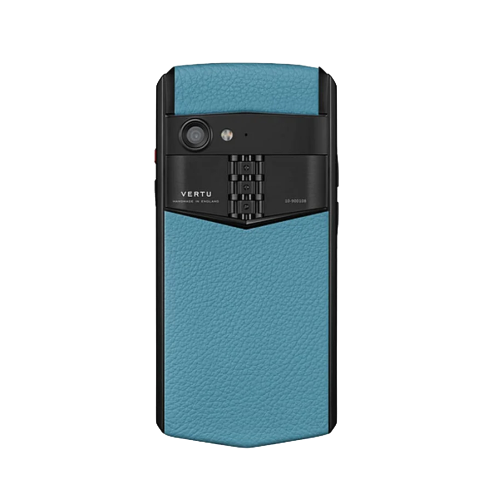 Aster P Gothic Calfskin Phone - Blue