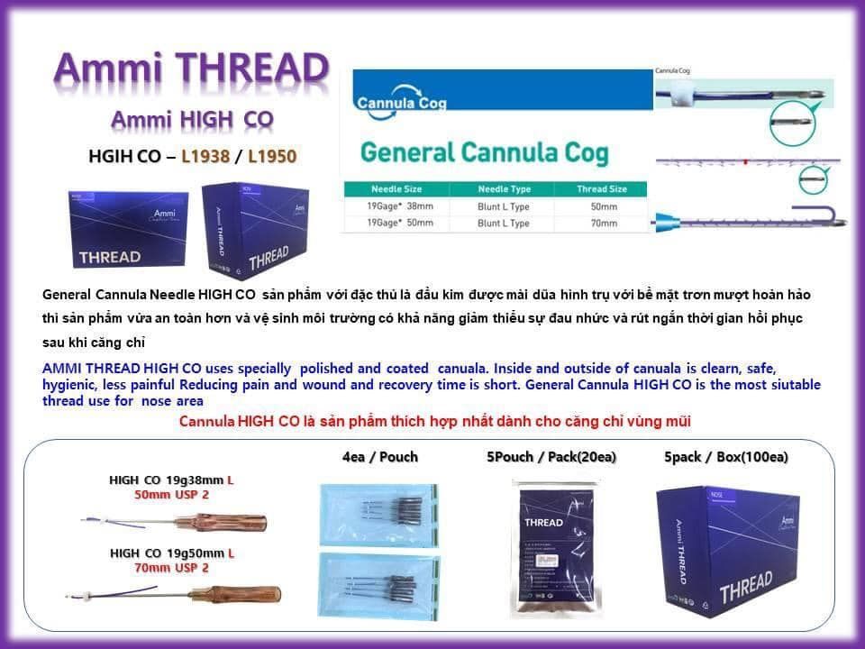 Căng chỉ Collagen Ammi Thread Hàn Quốc – TIẾN THÀNH BEAUTY
