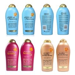 Dầu gội xả OGX Beauty Renewing Argan, Keratin, Brazilian, Biotin Collagen của Mỹ