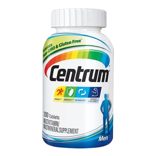 Centrum Multivitamin Men dành cho nam dưới 50 tuổi của Mỹ hộp 250 viên