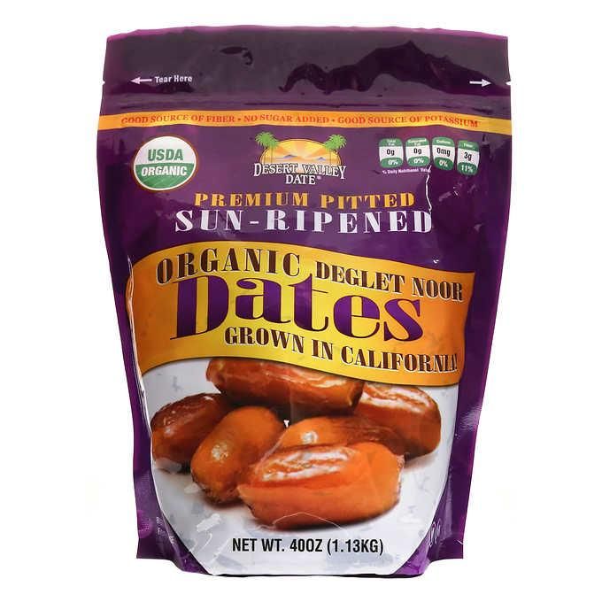Chà là sấy Organic Deglet Noor Dates 1.13kg của Mỹ