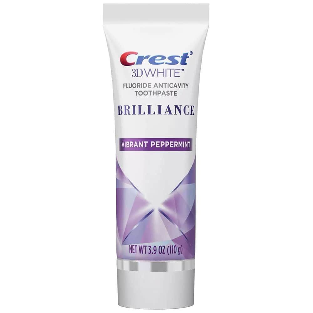 Kem đánh răng Crest 3D White Brilliance Toothpaste 110g Vibrant Peppermint