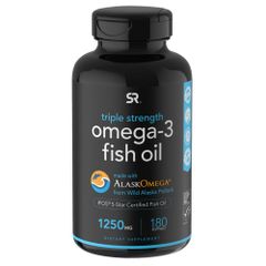 Dầu cá SR Omega 3 fish oil Alaska 1250mg của Mỹ hộp 180 viên