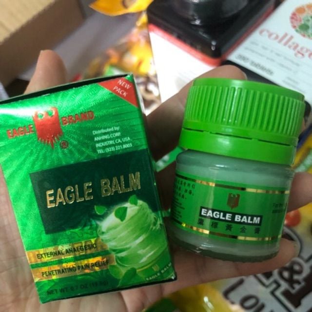 Dầu cù là xanh con ó Eagle Balm 19.8g của Mỹ