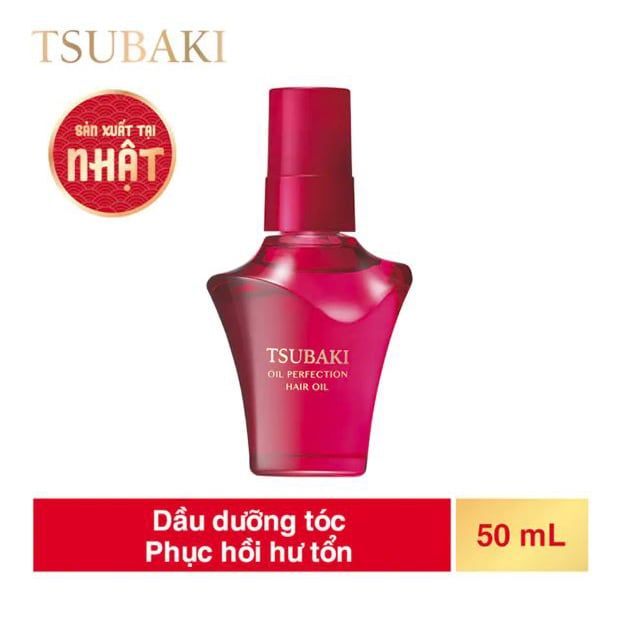 Dầu dưỡng phục hồi tóc hư tổn 7 in 1 Tsubaki Oil Perfection Hair 50ml