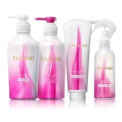 Dầu gội xả, kem xả, xịt dưỡng tóc bồng bềnh chắc khỏe Tsubaki Volume