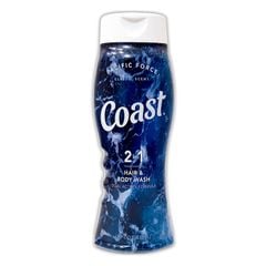 Dầu gội tắm nam 2 in 1 Coast Hair & Body Wash Classic Scent của Mỹ 532ml