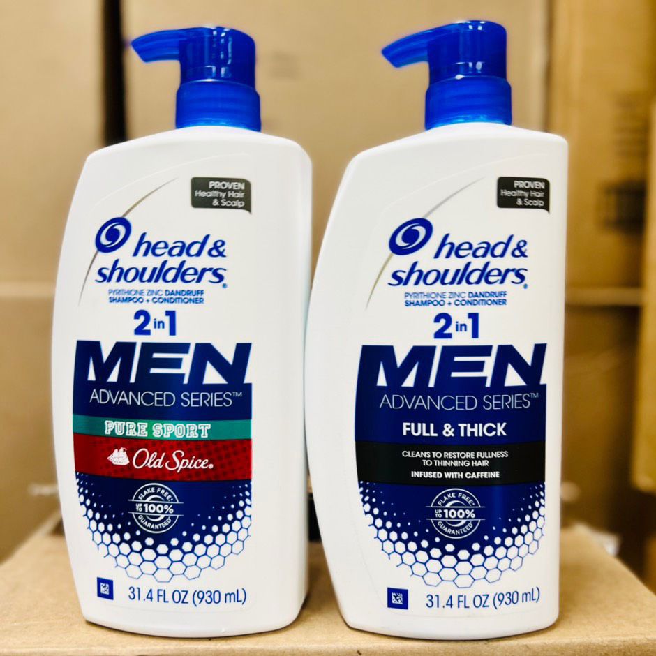Dầu gội xả nam Head & Shoulders 2in1 Men Advanced Series 930ml của Mỹ – TIẾN THÀNH BEAUTY Dầu gội xả nam Head & Shoulders 2in1 Men Advanced Series 930ml của Mỹ – TIẾN THÀNH BEAUTY